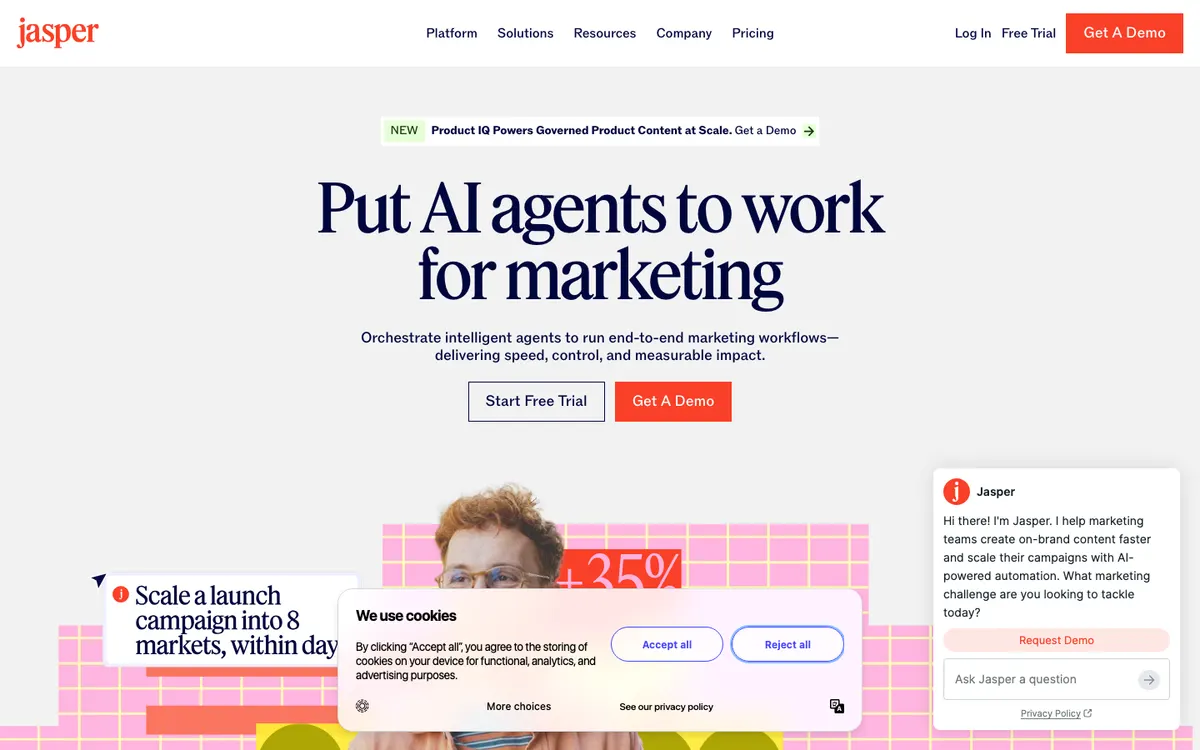 Jasper homepage